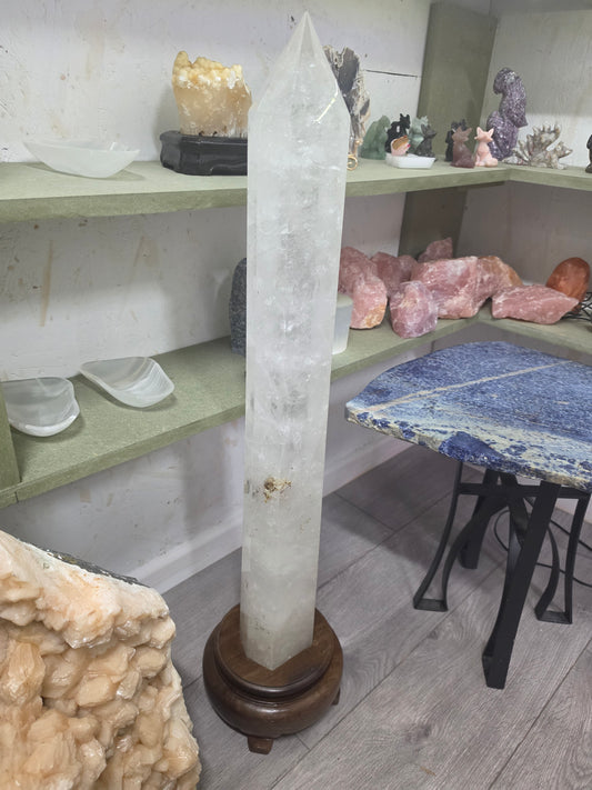 Over 35kg high quality clear quartz huge statement point
