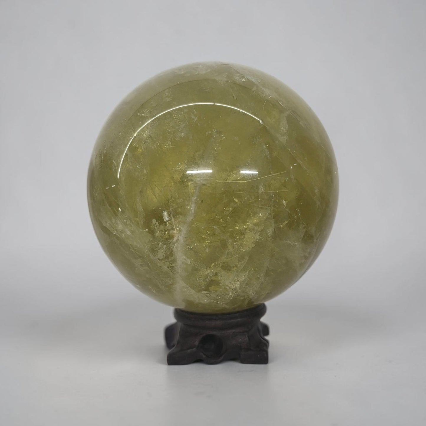 Stunning huge citrine sphere