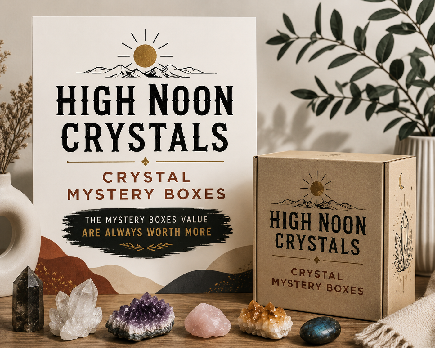 Crystal mystery boxes